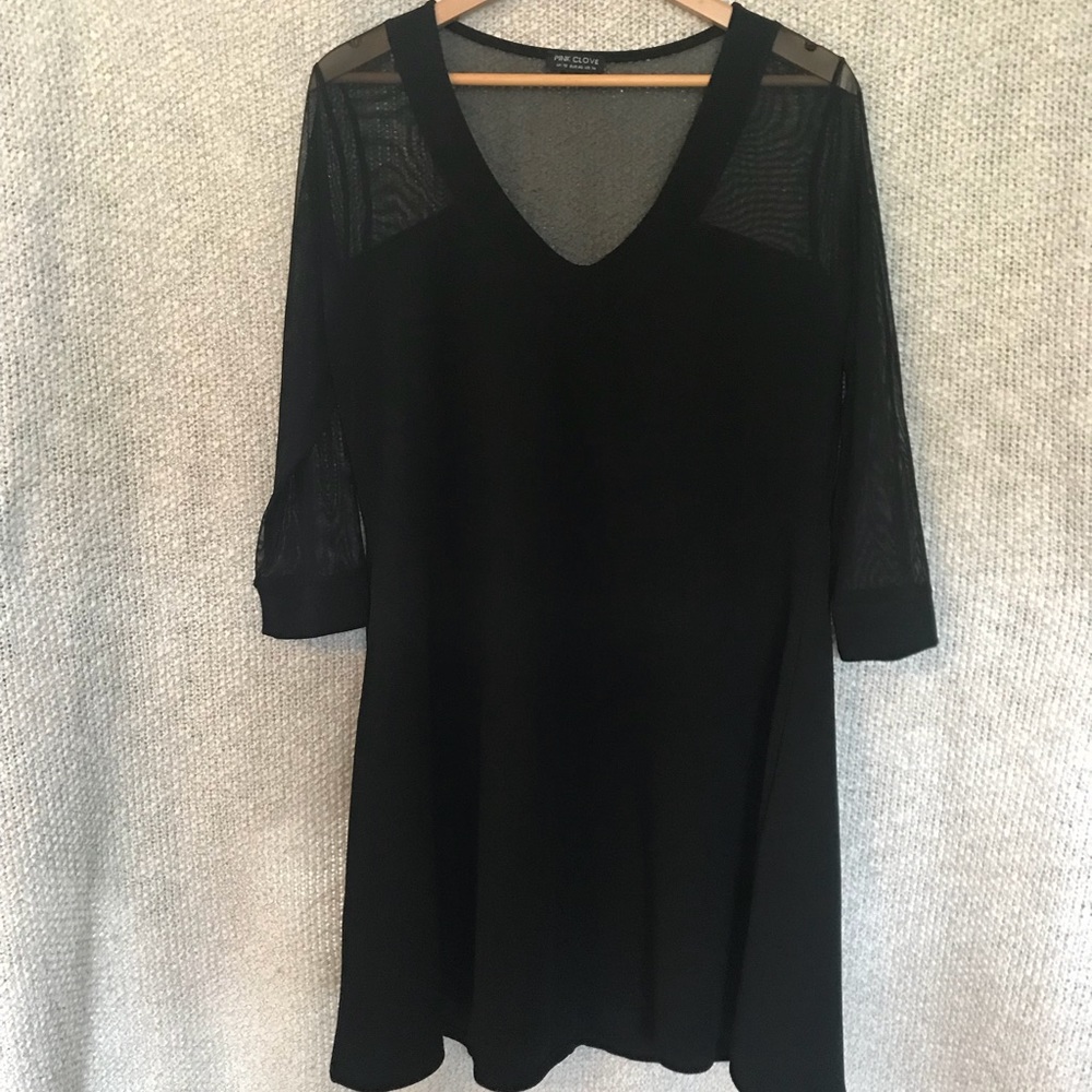 Long sleeve mini dress